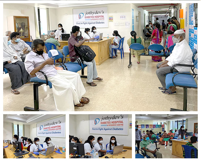 Free Camp at Jothydev's Diabetes Research Centre, Trivandrum